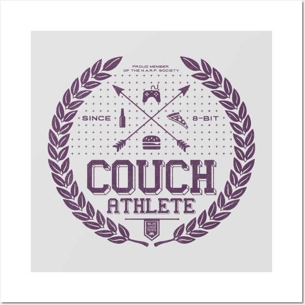 Couch Athlete Wall Art by victorcalahan